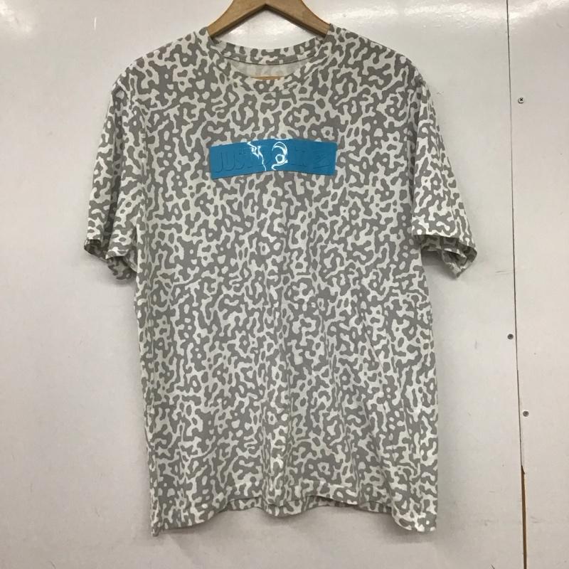 ナイキ NIKE Tシャツ 半袖 ct6892-100 半袖カットソー プリントTシャツ クルーネックカットソー XL プリント 白 / ホワイト / white X 灰 / グレー / gray メンズ USED 古着 中古 10152895