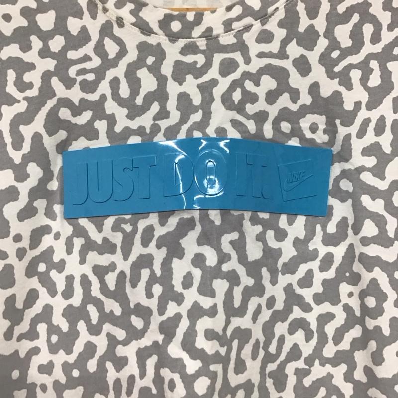 ナイキ NIKE Tシャツ 半袖 ct6892-100 半袖カットソー プリントTシャツ クルーネックカットソー XL プリント 白 / ホワイト / white X 灰 / グレー / gray メンズ USED 古着 中古 10152895