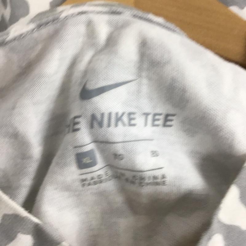 ナイキ NIKE Tシャツ 半袖 ct6892-100 半袖カットソー プリントTシャツ クルーネックカットソー XL プリント 白 / ホワイト / white X 灰 / グレー / gray メンズ USED 古着 中古 10152895