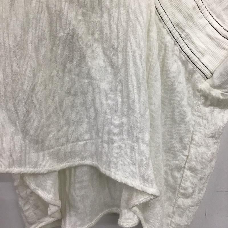 ザラ ZARA カットソー 長袖 1165 157 251 カシュクール L 無地 オフホワイト / オフホワイト / レディース USED 古着 中古 10152898