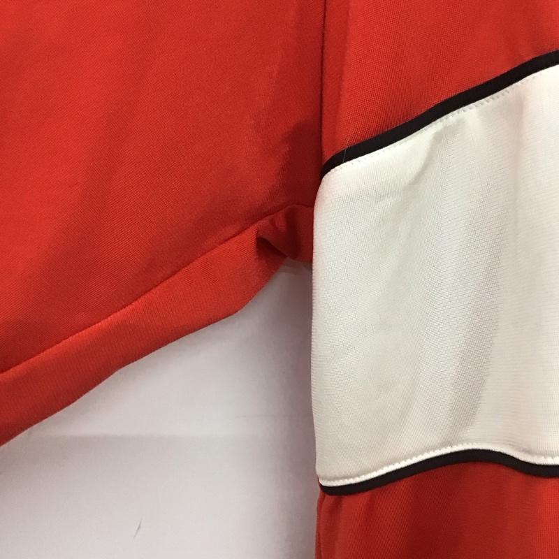 アディダス adidas パーカー 長袖 長袖パーカー プルオーバーパーカー ジャージ 0 ロゴ、文字 赤 / レッド / red メンズ USED 古着 中古 10152899