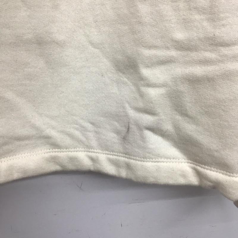 ザラ ZARA トレーナー 長袖 5644 468 712 ニット襟 裏起毛 L 無地 アイボリー / アイボリー / レディース USED 古着 中古 10152901