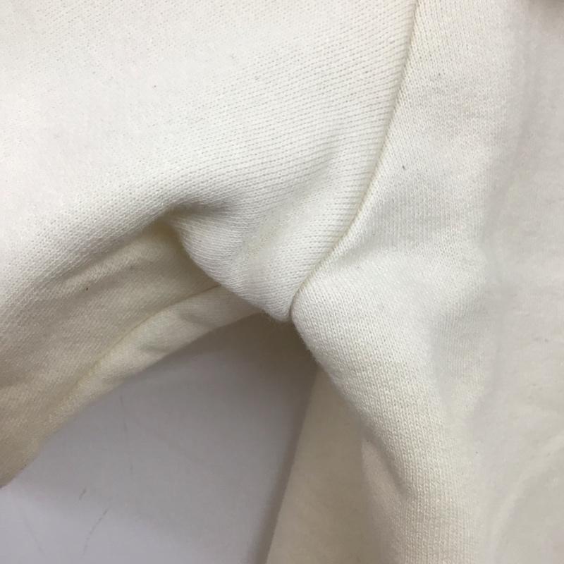 ザラ ZARA トレーナー 長袖 5644 468 712 ニット襟 裏起毛 L 無地 アイボリー / アイボリー / レディース USED 古着 中古 10152901