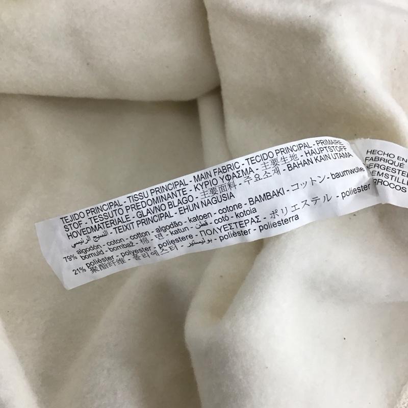 ザラ ZARA トレーナー 長袖 5644 468 712 ニット襟 裏起毛 L 無地 アイボリー / アイボリー / レディース USED 古着 中古 10152901