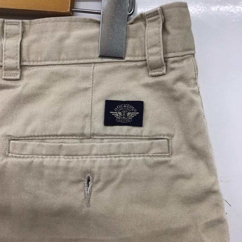 ドッカーズ DOCKERS パンツ ショートパンツ ショートパンツ ハーフパンツ カジュアルパンツ 32インチ ロゴ、文字 ベージュ / ベージュ / beige メンズ USED 古着 中古 10152902
