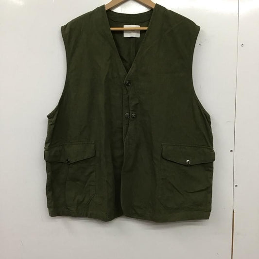 ディスコート Discoat ベスト ベスト 122303H-A-DPZ ミリタリー ノーカラー M 無地 カーキ / カーキ / khaki レディース USED 古着 中古 10152903