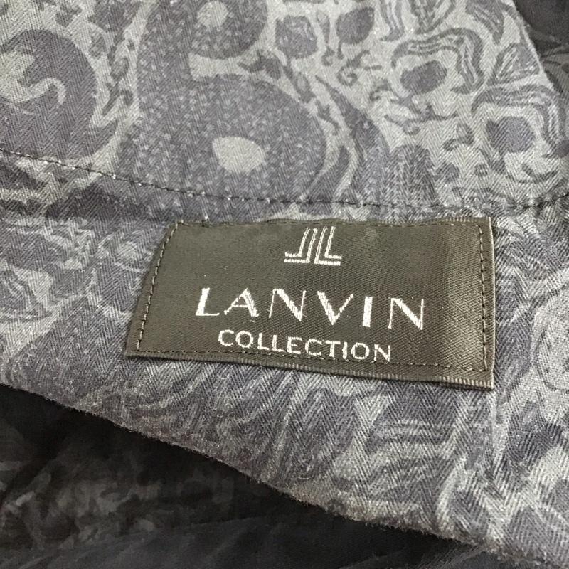 ランバン LANVIN パンツ チノパン チノパン スリムパンツ カジュアルパンツ 48 無地 紺 / ネイビー / navy メンズ USED 古着 中古 10152906