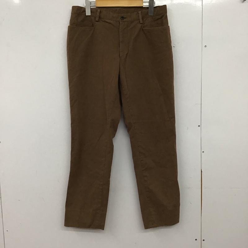 ランバン LANVIN パンツ チノパン チノパン スリムパンツ カジュアルパンツ 48 無地 茶 / ブラウン / brown メンズ USED 古着 中古 10152907