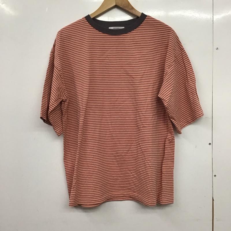 ディスコート Discoat Tシャツ 半袖 DCZ1051306A0004 ビッグ半袖T M ボーダー柄 灰 / グレー / gray X 桃 / ピンク / pink レディース USED 古着 中古 10152908