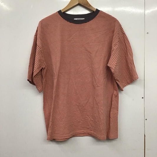 ディスコート Discoat Tシャツ 半袖 DCZ1051306A0004 ビッグ半袖T M ボーダー柄 灰 / グレー / gray X 桃 / ピンク / pink レディース USED 古着 中古 10152908