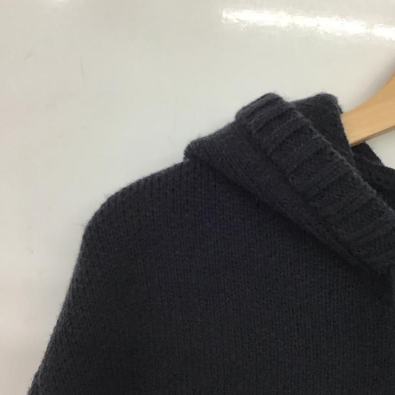 チャムス CHUMS パーカー 長袖 長袖ニットパーカー プルオーバーニット M ロゴ、文字 紺 / ネイビー / navy メンズ USED 古着 中古 10152912