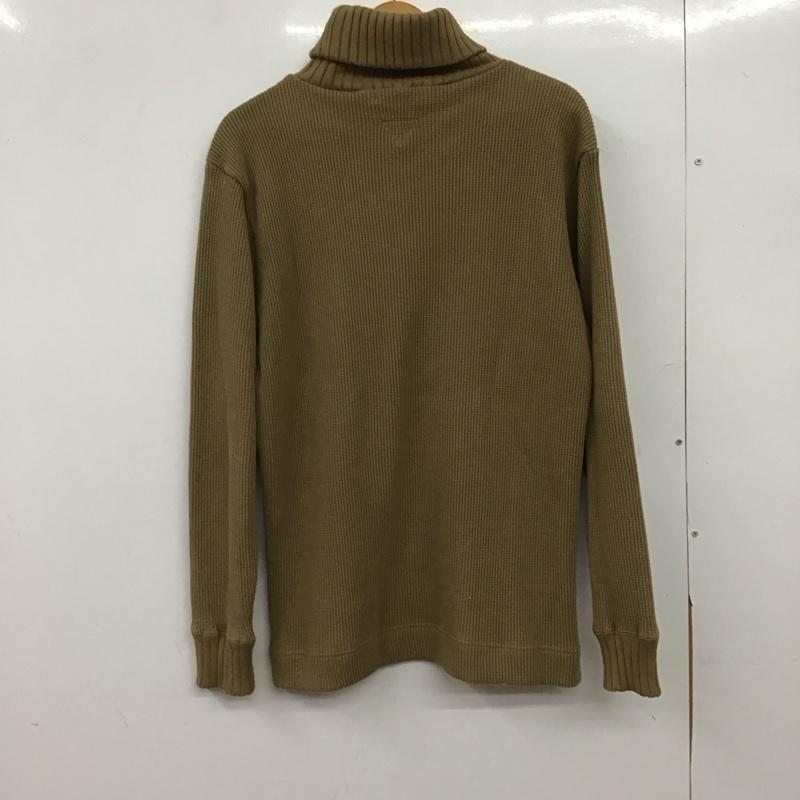 ナイジェルケーボン Nigel Cabourn ニット、セーター 長袖 長袖ニットカットソー タートルネック 48 無地 カーキ / カーキ / khaki メンズ USED 古着 中古 10152914