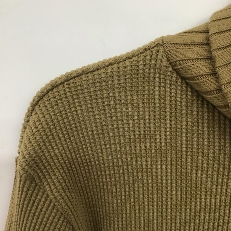 ナイジェルケーボン Nigel Cabourn ニット、セーター 長袖 長袖ニットカットソー タートルネック 48 無地 カーキ / カーキ / khaki メンズ USED 古着 中古 10152914