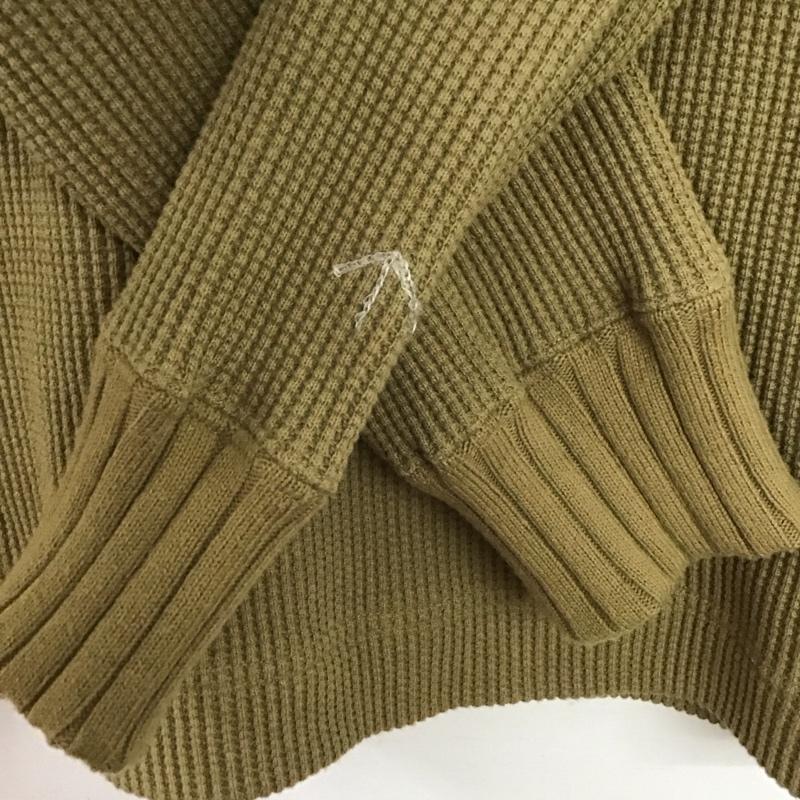 ナイジェルケーボン Nigel Cabourn ニット、セーター 長袖 長袖ニットカットソー タートルネック 48 無地 カーキ / カーキ / khaki メンズ USED 古着 中古 10152914