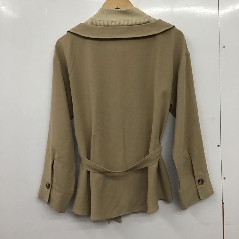 ムルーア MURUA シャツ、ブラウス 長袖 012050401201 タートルレイヤーボタンシャツ ドッキングデザイントップス FREE 無地 ベージュ / ベージュ / beige レディース USED 古着 中古 10152915