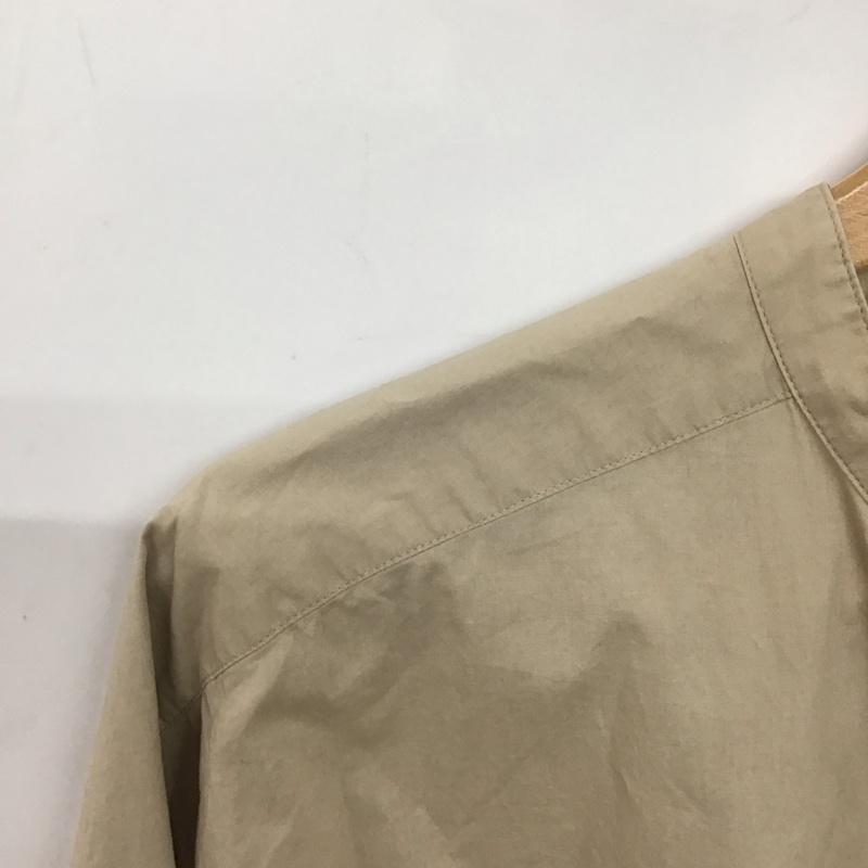 ニコアンド niko and... シャツ、ブラウス 長袖 S201DA02AD BIGスタンドシャツ M 無地 ベージュ / ベージュ / beige レディース USED 古着 中古 10152917