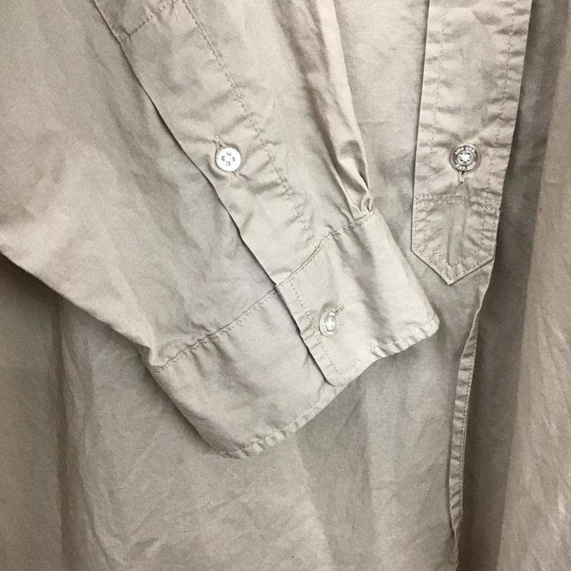 ニコアンド niko and... シャツ、ブラウス 長袖 S201DA02AD BIGスタンドシャツ M 無地 ベージュ / ベージュ / beige レディース USED 古着 中古 10152917