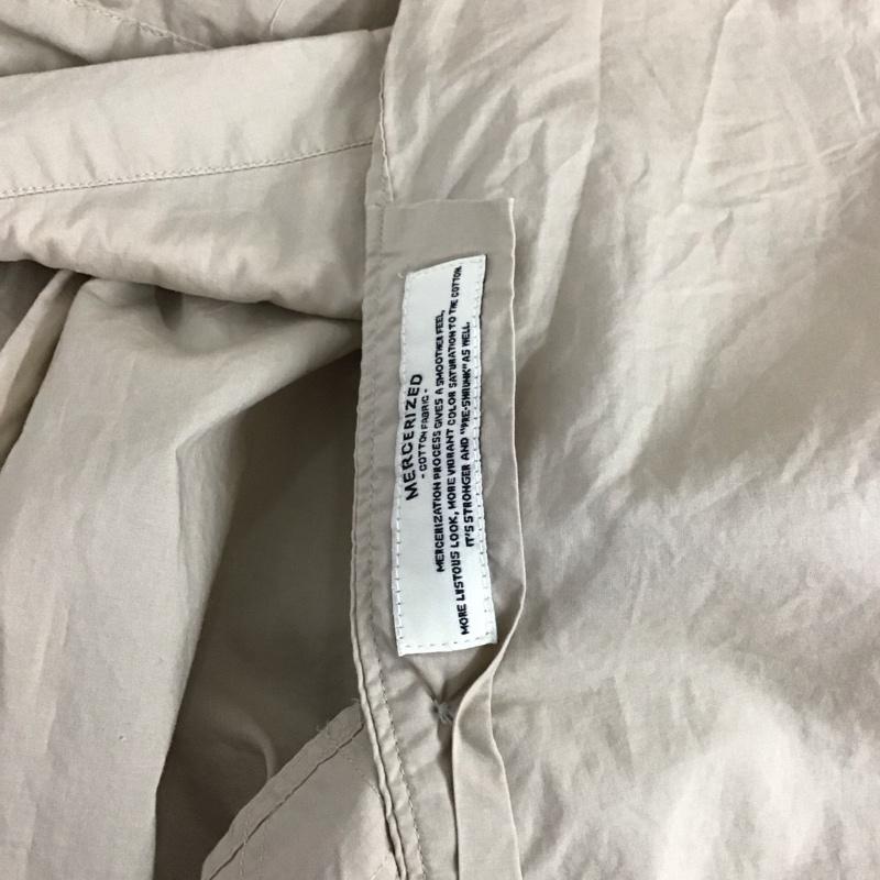 ニコアンド niko and... シャツ、ブラウス 長袖 S201DA02AD BIGスタンドシャツ M 無地 ベージュ / ベージュ / beige レディース USED 古着 中古 10152917