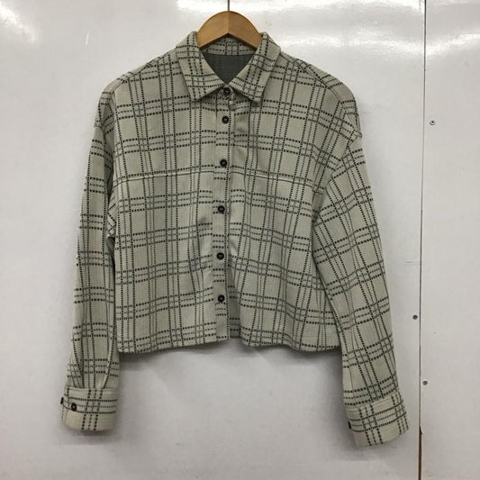 ローリーズファーム LOWRYS FARM シャツ、ブラウス 長袖 LF622073CF ショート丈 FREE チェック マルチカラー / マルチカラー / multicolor レディース USED 古着 中古 10152918
