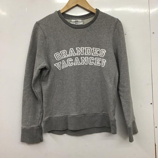 アミ ami トレーナー 長袖 AMI15SPM スウェット XS ロゴ、文字 灰 / グレー / gray レディース USED 古着 中古 10152921