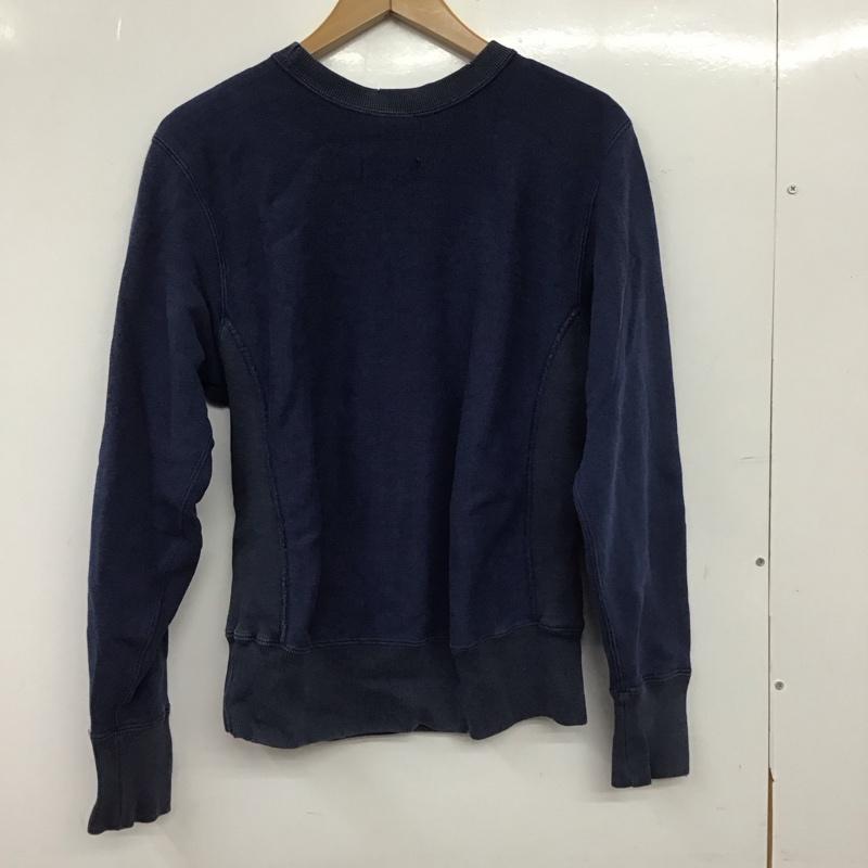チャンピオン Champion トレーナー 長袖 C8-G011 スウェット S プリント 紺 / ネイビー / navy レディース USED 古着 中古 10152922