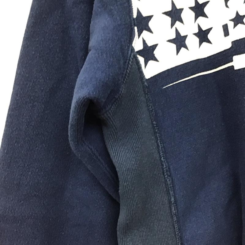 チャンピオン Champion トレーナー 長袖 C8-G011 スウェット S プリント 紺 / ネイビー / navy レディース USED 古着 中古 10152922