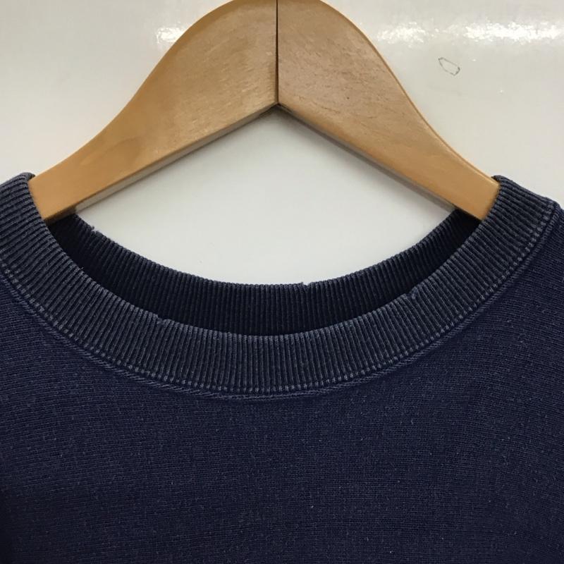チャンピオン Champion トレーナー 長袖 C8-G011 スウェット S プリント 紺 / ネイビー / navy レディース USED 古着 中古 10152922