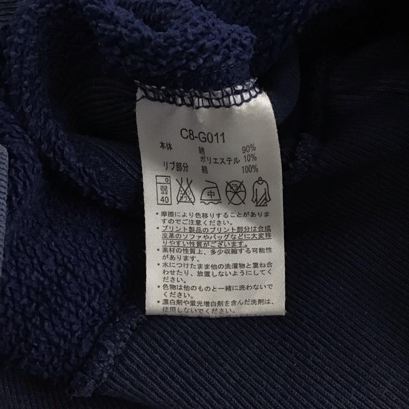 チャンピオン Champion トレーナー 長袖 C8-G011 スウェット S プリント 紺 / ネイビー / navy レディース USED 古着 中古 10152922