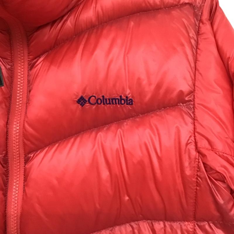 コロンビア Columbia ジャケット、上着 ジャケット、ブレザー 209 PL5333 ダウン フェザー M ロゴ、文字 赤 / レッド / red レディース USED 古着 中古 10152924
