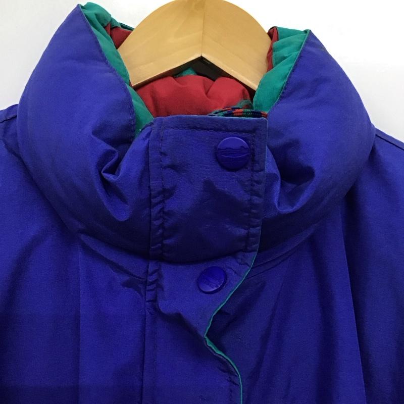 エルエルビーン L.L.Bean ジャケット、上着 ジャンパー、ブルゾン ジップアップジャケット ダウンジャケット アウター XL ロゴ、文字 青 / ブルー / blue レディース USED 古着 中古 10152926