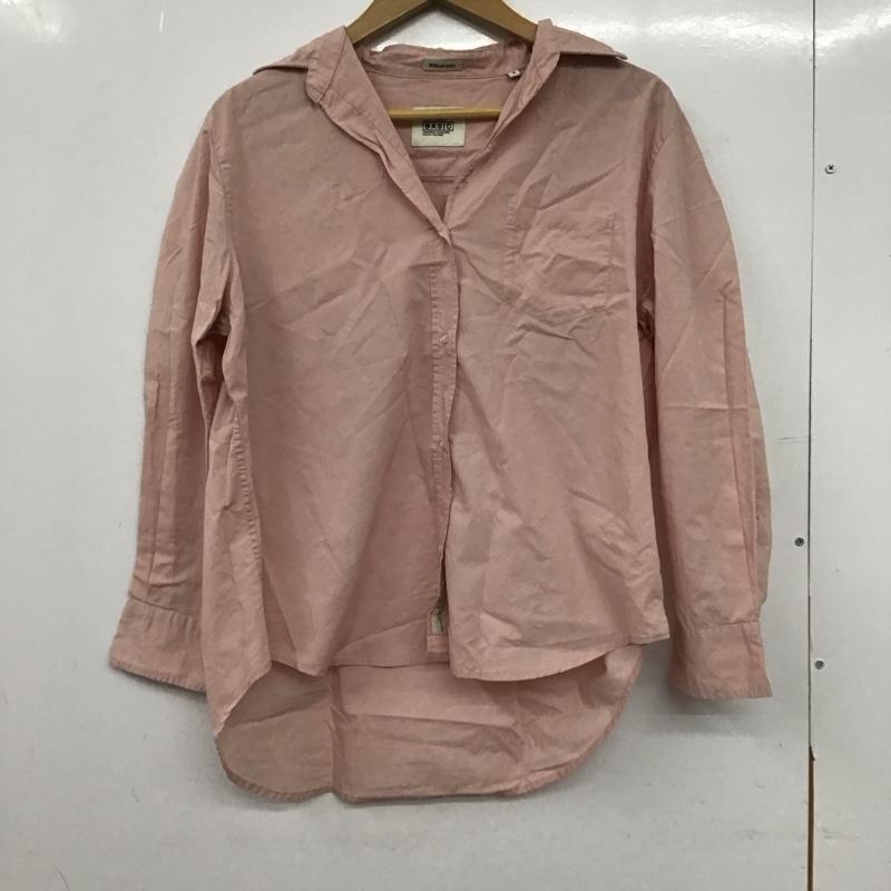 ニコアンド niko and... シャツ、ブラウス 長袖 長袖シャツ 無地シャツ カラーシャツ 3 無地 桃 / ピンク / pink レディース USED 古着 中古 10152928