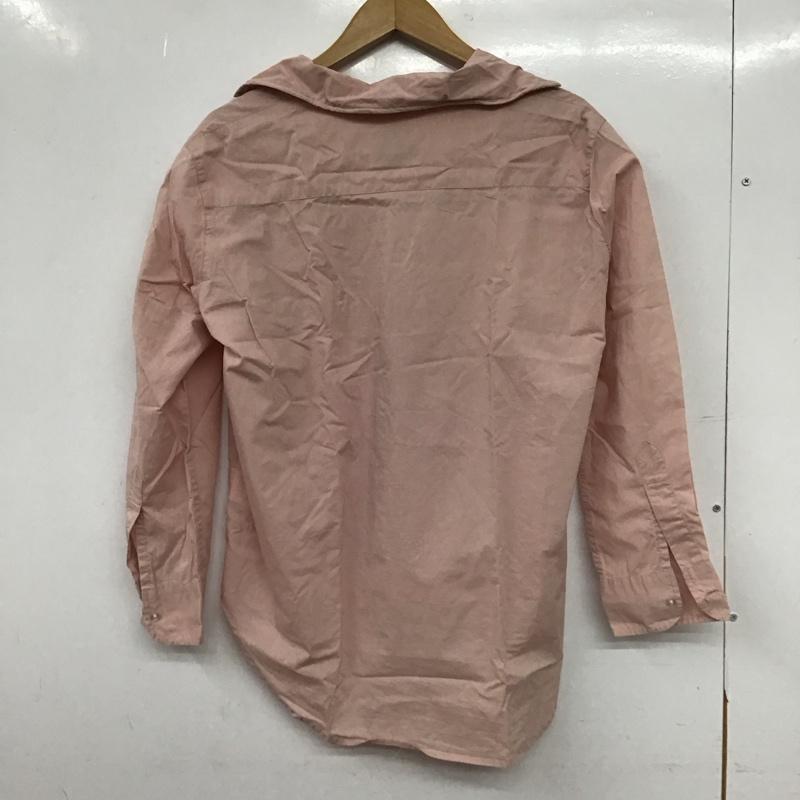 ニコアンド niko and... シャツ、ブラウス 長袖 長袖シャツ 無地シャツ カラーシャツ 3 無地 桃 / ピンク / pink レディース USED 古着 中古 10152928