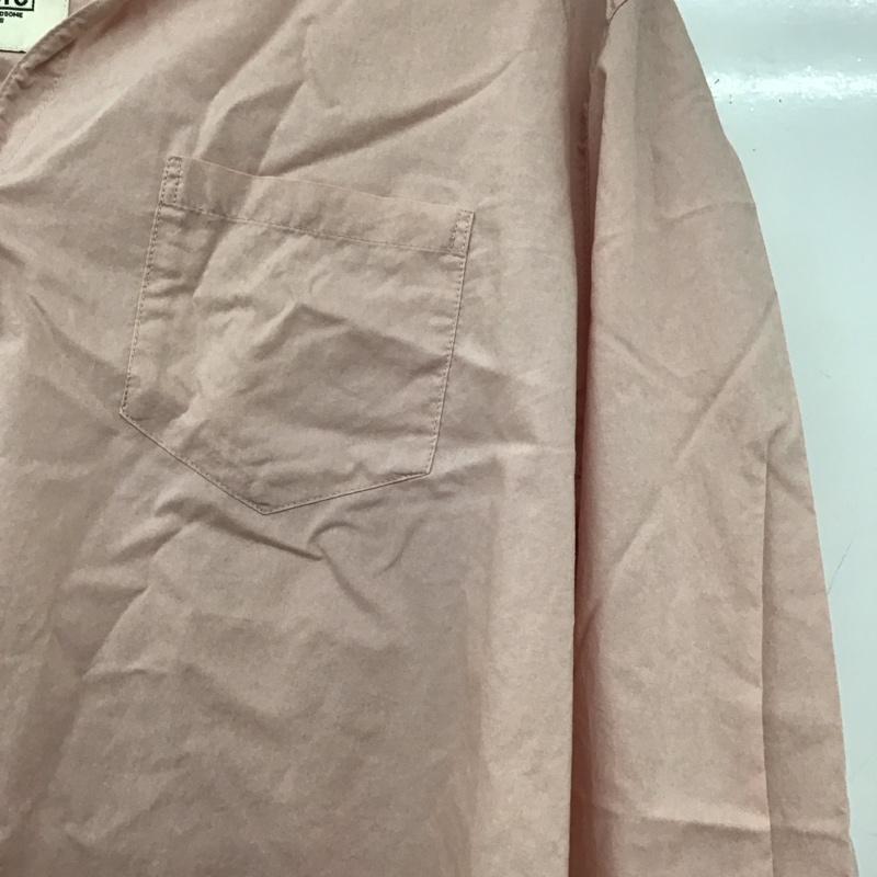ニコアンド niko and... シャツ、ブラウス 長袖 長袖シャツ 無地シャツ カラーシャツ 3 無地 桃 / ピンク / pink レディース USED 古着 中古 10152928