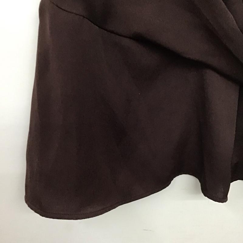 ザラ ZARA トップス トップス ノースリーブ S 無地 ダークブラウン / ダークブラウン / レディース USED 古着 中古 10152932
