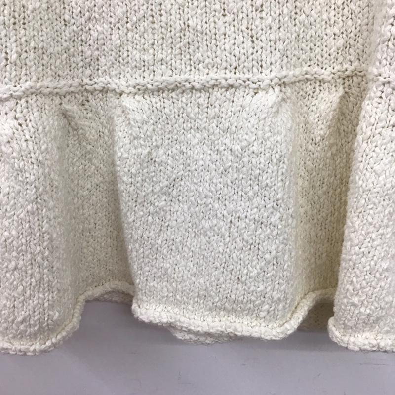 ザラ ZARA キャミソール キャミソール ノースリーブカットソー キャミソール ニット L 無地 アイボリー / アイボリー / レディース USED 古着 中古 10152933