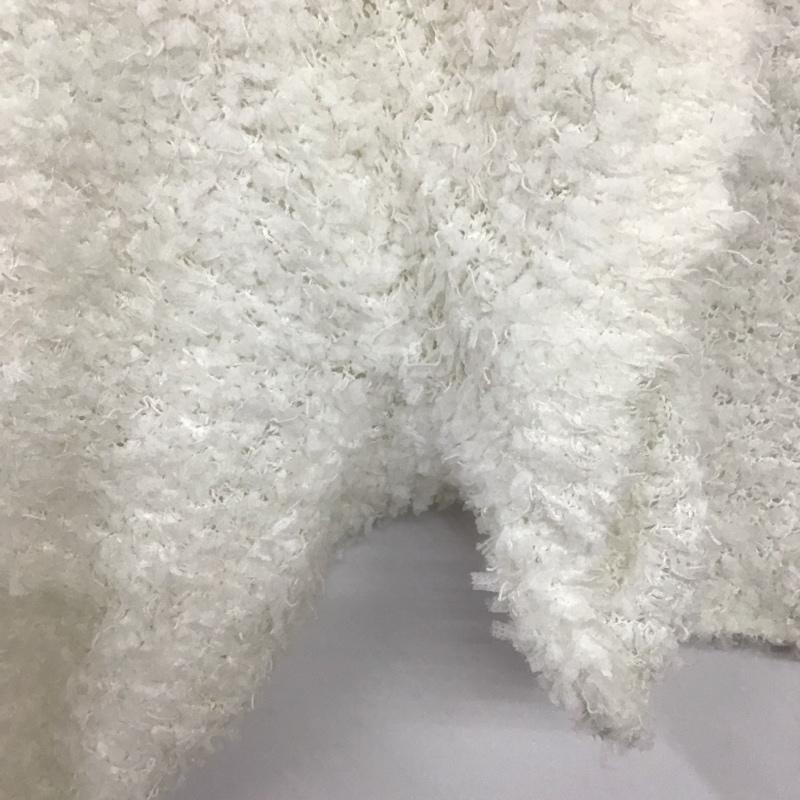 スナイデル SNIDEL カーディガン 長袖 SWNT241160 ラッフィーボレロカーデ ONE SIZE 無地 白 / ホワイト / white レディース USED 古着 中古 10152937