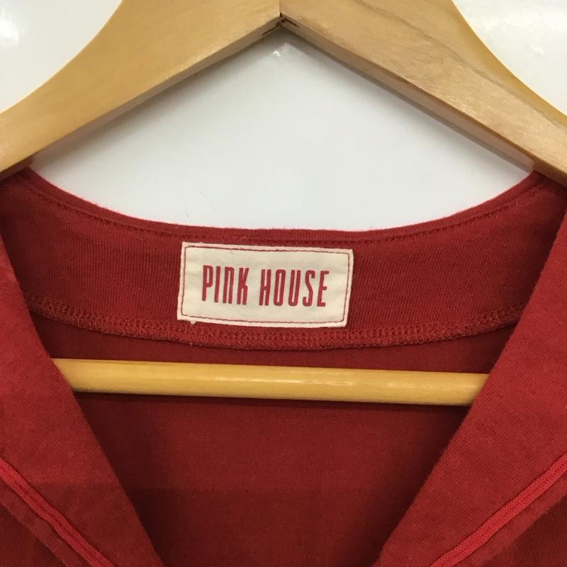 ピンクハウス PINK HOUSE カットソー 半袖 半袖カットソー 無地Tシャツ セーラーネック M 無地 赤 / レッド / red レディース USED 古着 中古 10152946