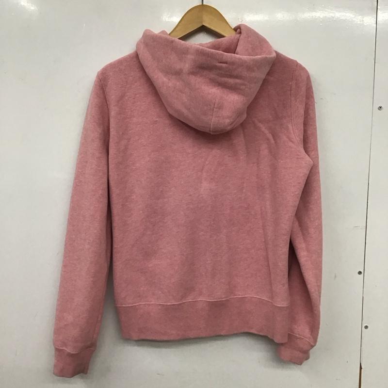 トミーヒルフィガー TOMMY HILFIGER パーカー 長袖 59-3321652 裏起毛 フルジップ M ロゴ、文字 桃 / ピンク / pink レディース USED 古着 中古 10152957