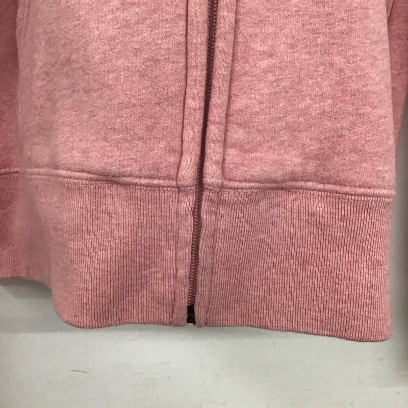 トミーヒルフィガー TOMMY HILFIGER パーカー 長袖 59-3321652 裏起毛 フルジップ M ロゴ、文字 桃 / ピンク / pink レディース USED 古着 中古 10152957
