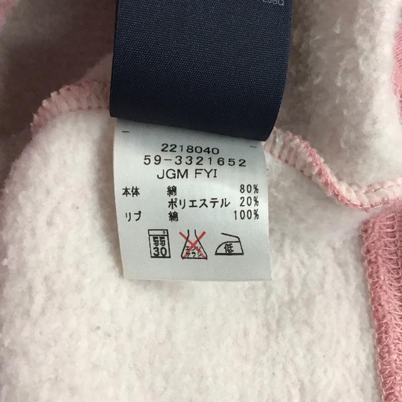 トミーヒルフィガー TOMMY HILFIGER パーカー 長袖 59-3321652 裏起毛 フルジップ M ロゴ、文字 桃 / ピンク / pink レディース USED 古着 中古 10152957