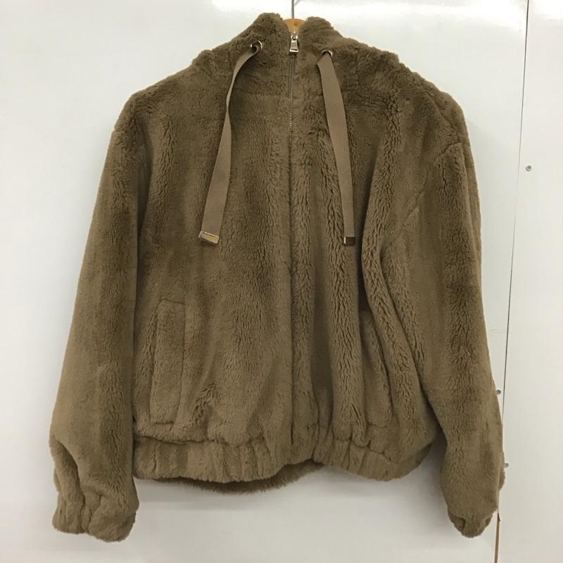 ザラ ZARA ジャケット、上着 ジャンパー、ブルゾン 6318 227 706 フェイクファー M 無地 茶 / ブラウン / brown レディース USED 古着 中古 10152960