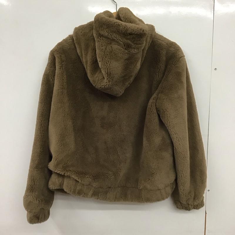 ザラ ZARA ジャケット、上着 ジャンパー、ブルゾン 6318 227 706 フェイクファー M 無地 茶 / ブラウン / brown レディース USED 古着 中古 10152960