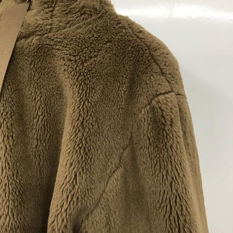 ザラ ZARA ジャケット、上着 ジャンパー、ブルゾン 6318 227 706 フェイクファー M 無地 茶 / ブラウン / brown レディース USED 古着 中古 10152960