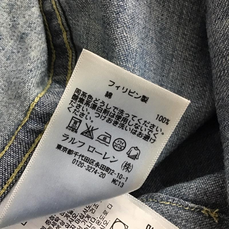 デニム アンド サプライ DENIM & SUPPLY シャツ、ブラウス 長袖 288502651001 デニムシャツ M ダメージ加工 青 / ブルー / blue レディース USED 古着 中古 10152970