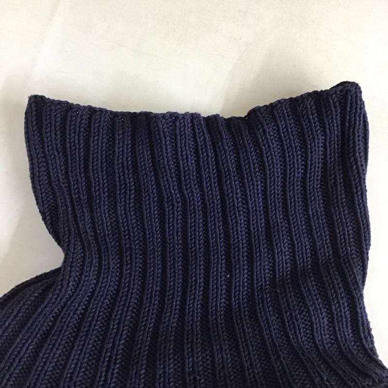 ラルフローレンスポーツ RALPHLAURENSPORT ベスト ベスト タートルネック ニット コットン プルオーバー M 無地 紺 / ネイビー / navy レディース USED 古着 中古 10152972