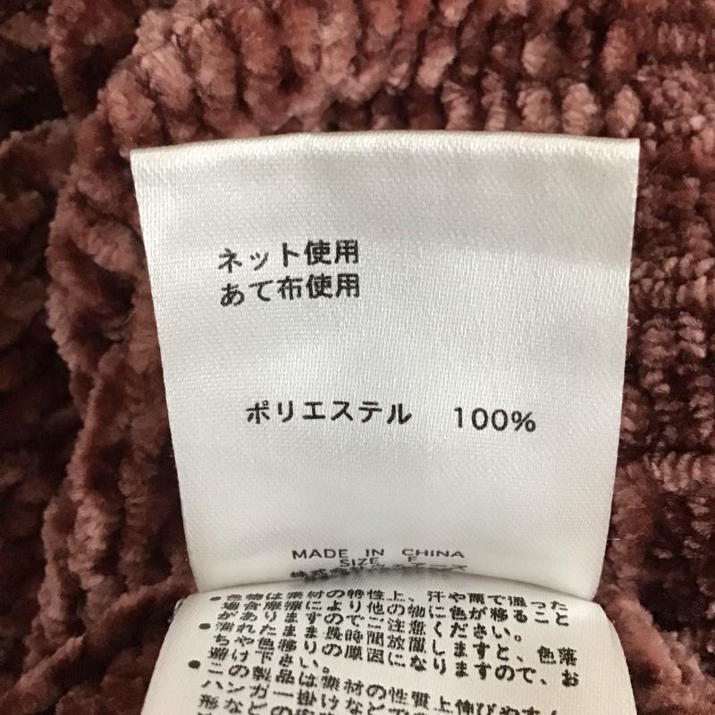 ダブルクローゼット w closet ニット、セーター 長袖 FREE 無地 赤 / レッド / red レディース USED 古着 中古 10152974