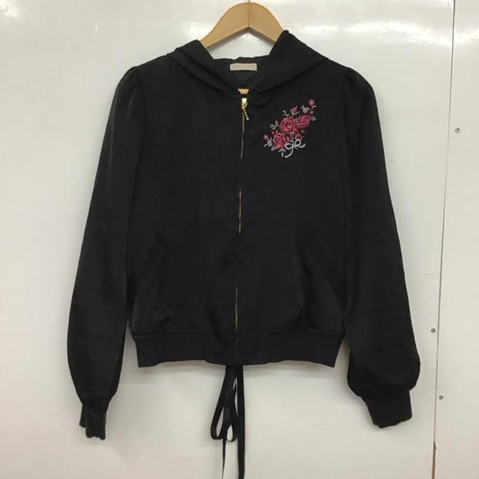 アクシーズファム axes femme ジャケット、上着 ジャンパー、ブルゾン M 刺繍 黒 / ブラック / black レディース USED 古着 中古 10152976