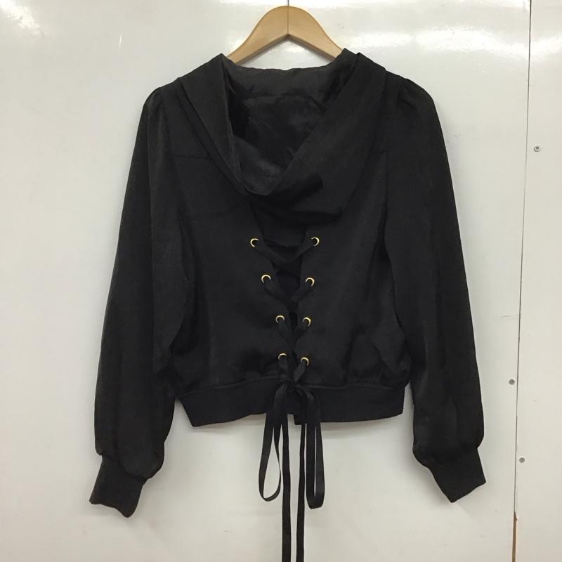 アクシーズファム axes femme ジャケット、上着 ジャンパー、ブルゾン M 刺繍 黒 / ブラック / black レディース USED 古着 中古 10152976