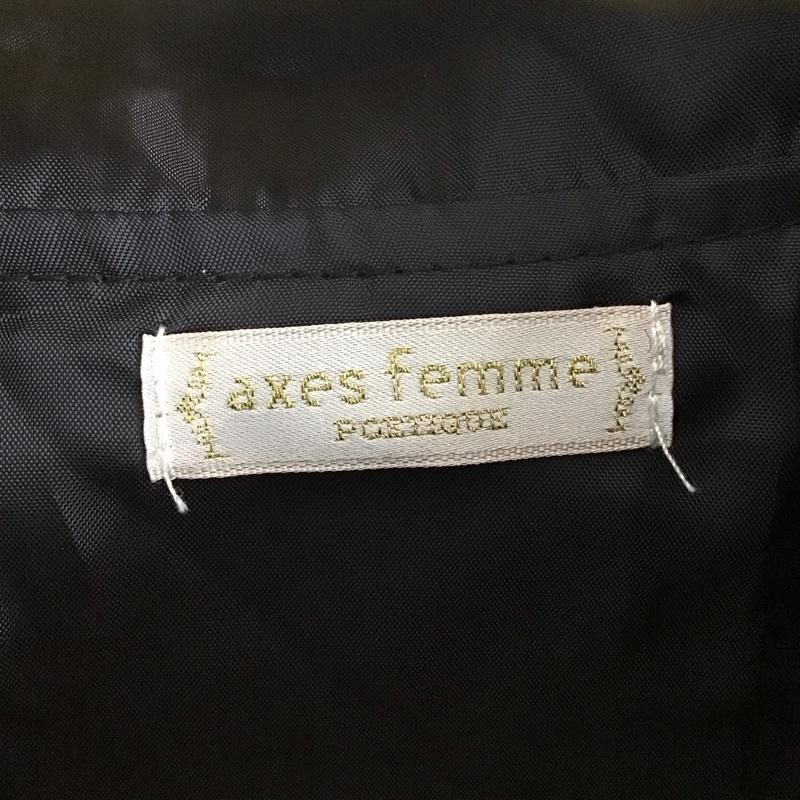 アクシーズファム axes femme ジャケット、上着 ジャンパー、ブルゾン M 刺繍 黒 / ブラック / black レディース USED 古着 中古 10152976
