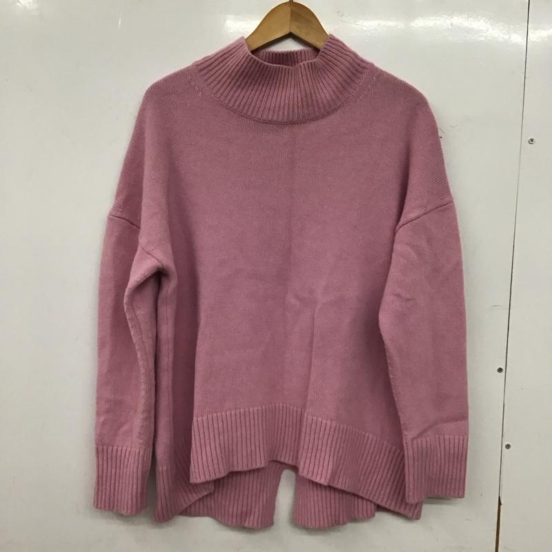 ニジュウサンク 23区 ニット、セーター 長袖 38 無地 桃 / ピンク / pink レディース USED 古着 中古 10152977